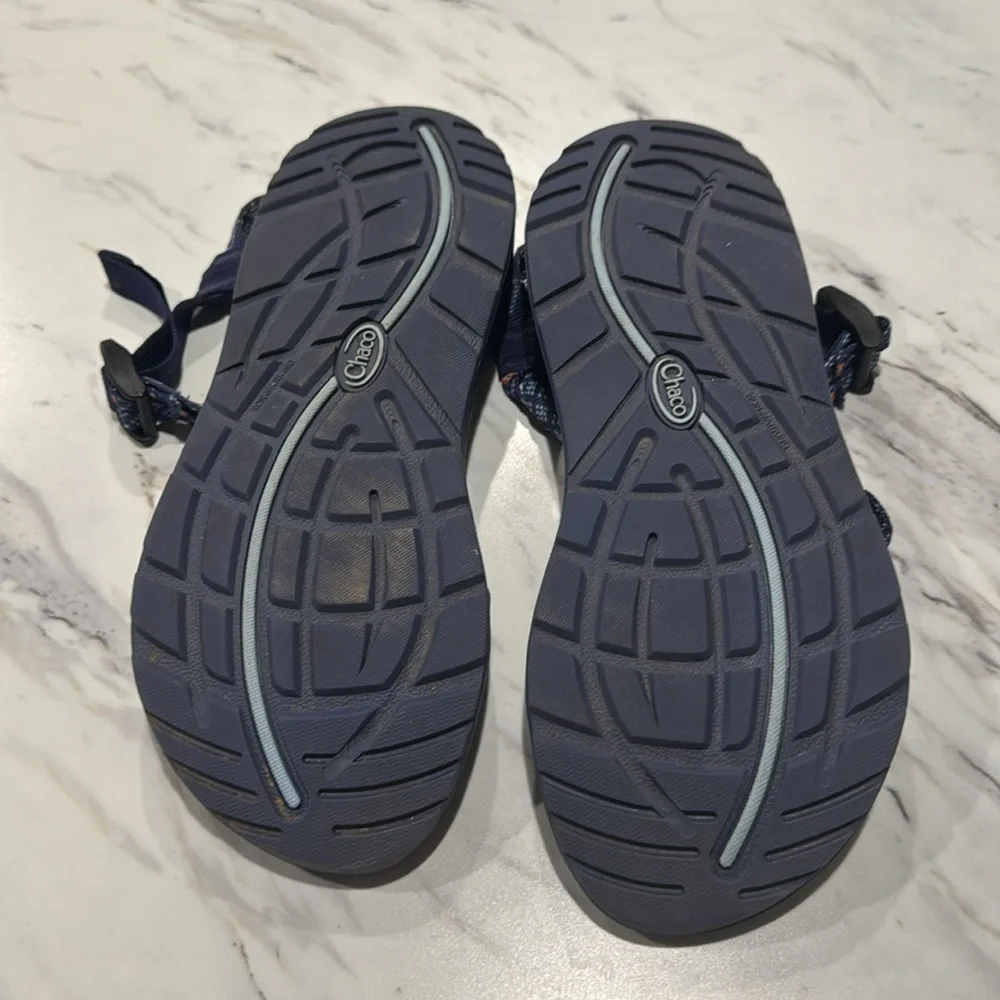 Chaco ZX2 Sandals Women’s Blue Southwest Aztec Toe Loop Strappy Beach‎ Size 11